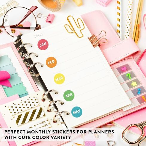 Andaz Press Round 0.75" Earthy Boho 1-31 Number Stickers for Planners, Calendar Stickers Date Dots for Planner Stickers for Women Men, Tiny Stickers Planner Accessories, 480-Pack Stickers in Saudi Arabia