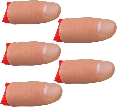 5pcs thumb tip tilk magic tricks fake thumb tip silk vony skagr magic اختفاء حرير مزيف إبهام الإبهام الملحق الساحر والنكات العملية الحيل السحرية الجدة جعل الأشياء تظهر اختفاء in Saudi Arabia
