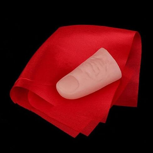 5pcs thumb tip tilk magic tricks fake thumb tip silk vony skagr magic اختفاء حرير مزيف إبهام الإبهام الملحق الساحر والنكات العملية الحيل السحرية الجدة جعل الأشياء تظهر اختفاء in Saudi Arabia