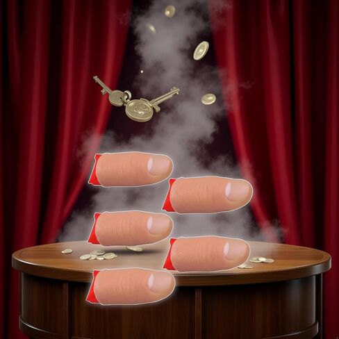 5pcs thumb tip tilk magic tricks fake thumb tip silk vony skagr magic اختفاء حرير مزيف إبهام الإبهام الملحق الساحر والنكات العملية الحيل السحرية الجدة جعل الأشياء تظهر اختفاء in Saudi Arabia