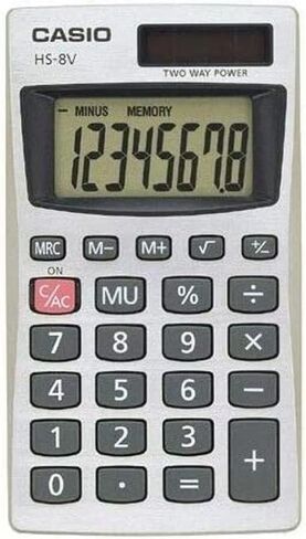 Casio HS-8V Hand-Held Solar Calculator in Saudi Arabia