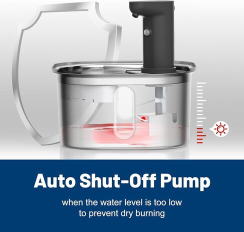 نافورة مياه للقطط من الفولاذ المقاوم للصدأ، 3 لتر/100 أونصة 304 نافورة شرب مياه للحيوانات الأليفة من بيتليبو للقطط والكلاب في الأماكن المغلقة، نوافير للقطط خالية من مادة BPA مع وضعين للتدفق، وموزع مياه للكلاب in Kuwait