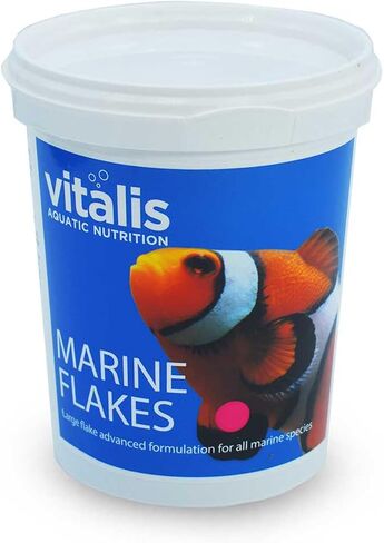 Fitalis Marine Flakes 40g (1.41 أوقية) الأسماك الأسماك الغنية بالمغذيات الممتازة من أجل أحواض السمك البحري ، يعزز نموًا صحيًا in Kuwait