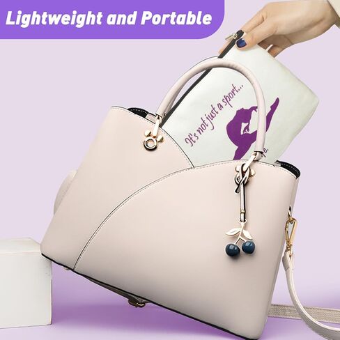 هدايا الجمباز الشخصية للنساء، 4 حقائب مكياج للجمباز، قماش، 16 ربطة شعر للجمباز، 4 أساور لرغبات الجمباز، هدية لعشاق الجمباز ومدرب الجمباز in Kuwait