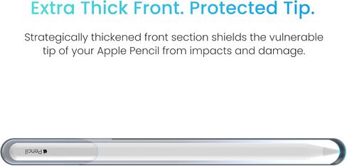 حامل قلم Apple لحالات iPad ، لاصق ذاتي ، لاصق قابل لإعادة الاستخدام ، حماية طرف ، دعم مضاد للبند ، سيليكون Eco ، ملاءمة ، متوافق مع جميع أجيال Apple Pencil. in Saudi Arabia