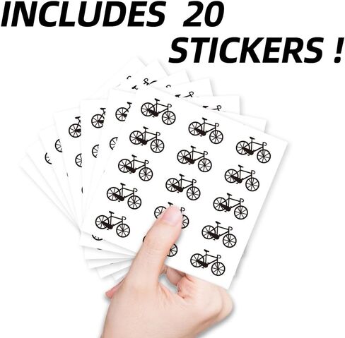 Adlemaker 360pcs ملصقات مخططات ذاتية لاصقة ، ملصقات كلمات عيد ميلاد سعيد لمخطط مخطط القصاصات القصاصات مصممة ديكور الحفلة ديكور الختم in Saudi Arabia