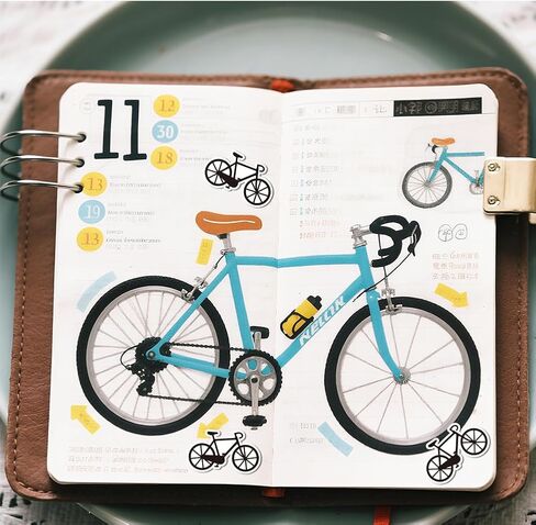 Adlemaker 360pcs ملصقات مخططات ذاتية لاصقة ، ملصقات كلمات عيد ميلاد سعيد لمخطط مخطط القصاصات القصاصات مصممة ديكور الحفلة ديكور الختم in Saudi Arabia
