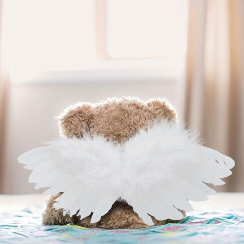 2PCS Doll Wings Small Angel Wings 3D Angel Wing Wing Wings Wings Craft Wings Wings Miniature Angel Wings Props Mini Dolls Miniature Doll Angel Wings in Saudi Arabia