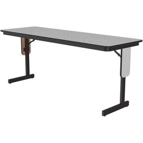 Correll 24 "X72" تدريب ندوة قابلة للطي أو طاولة الفصل الدراسي ، صفيحة من الدمج الحراري للجرانيت الأسود ، غرفة الساق القصوى ، إطار فولاذي أسود ، مصنوع في الولايات المتحدة الأمريكية ، المقاعد 3 in Kuwait