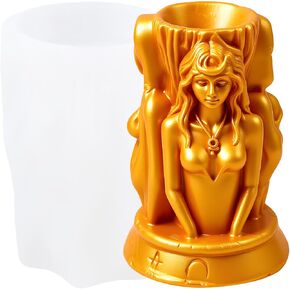 Venus Goddess Candle Molds Athena Portrait Candle Silicone Mold for Candles Making Resin Casting Aromatherapy Candles Wax Polymer Clay Home Decoration in Kuwait