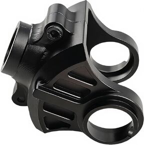 Aluminum Differential Yoke & Diff Cover Set Upgrade for Arrma 1/10 Granite, Senton, Vorteks, Big Rock 3S BLX/Mega 550, 1/10 Outcast, Kraton 4S BLX 4WD, 1/8 Vendetta, Typhon 3S BLX/Mega 550 (Black) in Kuwait