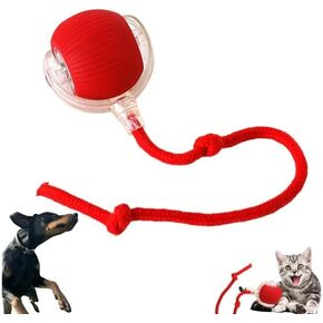 كرة أوتوماتيكية للكلاب/CAT - لعبة الحركة التلقائية المنشط ، قابلة للشحن ، اللعب الذاتي ، لعبة الكرة مع دعابة طويلة ذيل طويلة in Kuwait