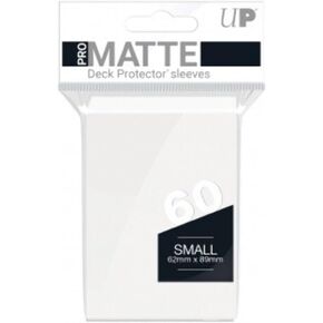 Ultra Pro Pro-Matte Small Deck Protector Sleeves لـ Yu-Gi-OH و Cardfight Vanguard-White (60 ct.) in Kuwait