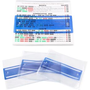 مجموعة تحديد موقع Mahjong Card Sleeve (تشمل 4pcs card card sleeve و 4pcs line finder) ، استخدم معًا لحماية بطاقات ماه جونغ وتحديد مجموعات الفوز بسرعة أثناء اللعب والوردي in Kuwait