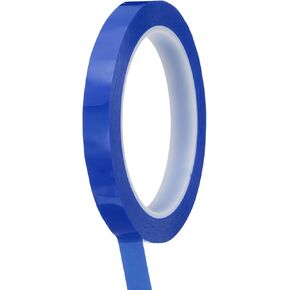 شريط Meccanixity لوحة أبيض 1/2 " / 12mm لخط الرسوم البيانية للاصوص ذاتي اللصق الشريط 72 ياردة علامة العلامات على ملصقات لخلاصات لوحة محو Pinstripe DIY Art Crafts ، الأسود ، حزمة 1 in Kuwait