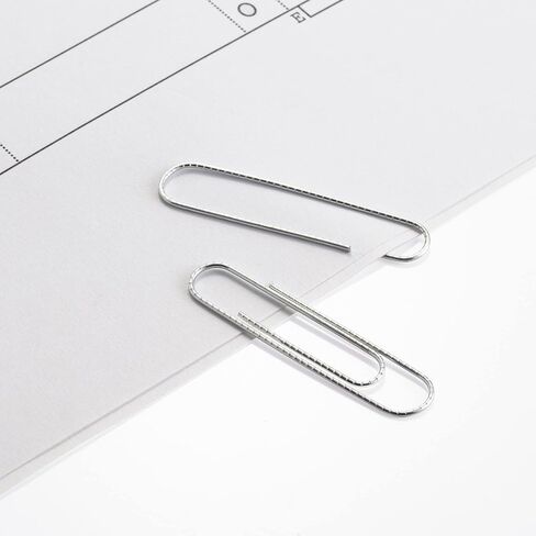 Office Depot Brand Paper Clips, Jumbo, Silver, Nonskid Finish, 100 Clips Per Box, Pack of 10 Boxes in Saudi Arabia
