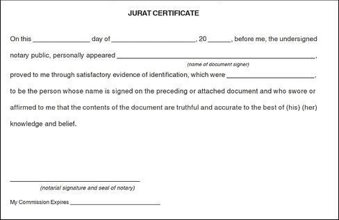 Jurat, Acknowledgment, Attested, Witness, and Certified - Set of 5 Notary Certificates in Saudi Arabia