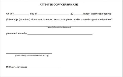 Jurat, Acknowledgment, Attested, Witness, and Certified - Set of 5 Notary Certificates in Saudi Arabia