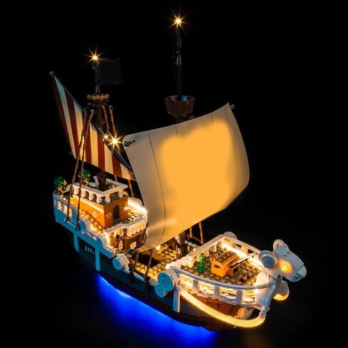 مصباح LED اللطيف فقط ، متوافق مع Lego One Piece The Going Merry Pirate Ship 75639 - باستثناء النموذج (إصدار RC) in Saudi Arabia