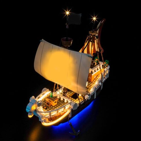 مصباح LED اللطيف فقط ، متوافق مع Lego One Piece The Going Merry Pirate Ship 75639 - باستثناء النموذج (إصدار RC) in Saudi Arabia