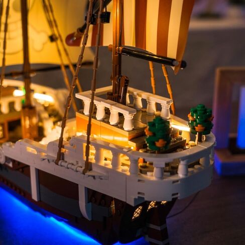 مصباح LED اللطيف فقط ، متوافق مع Lego One Piece The Going Merry Pirate Ship 75639 - باستثناء النموذج (إصدار RC) in Saudi Arabia