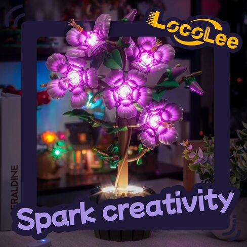 مجموعة الضوء المتوافقة مع Lego 10372 Hibiscus Flowers - غير متضمنة النموذج فقط الضوء ، وملحقات الإضاءة LED متوافقة مع Lego 10372 Hibiscus botanicals in Saudi Arabia