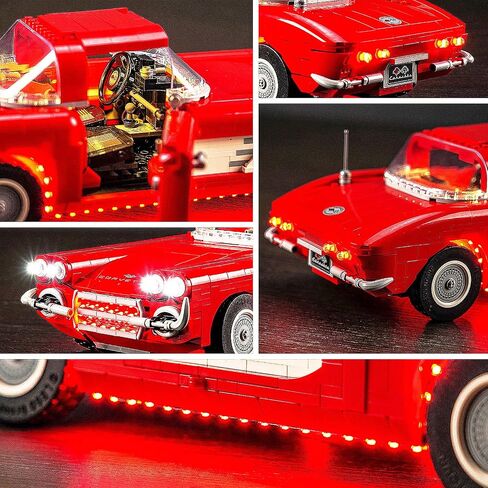 LED Lighting Compatible with Lego Corvette 10321, Light Kit Compatible with Lego 10321, Giving Light to Model, NOT Included The Model Set(RC Model) in Saudi Arabia