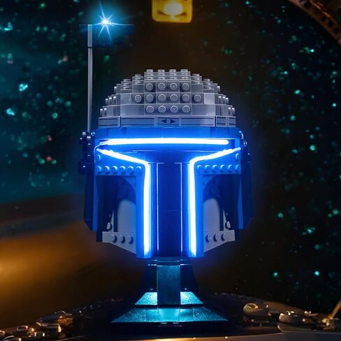 LED Lighting Compatible with Lego Jango Fett Helmet 75408，Light Kit Compatible with Lego 75408, NOT Included The Model Set - JUST Lights in Saudi Arabia
