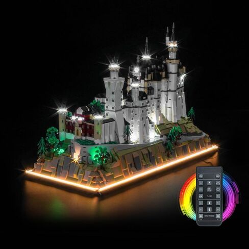 Light kit Compatible with Lego 21063 Neuschwanstein Castle Architecture - No Model Only Light, LED Lighting Accessories Compatible with Lego New Swansea Castle (RC Version) in Saudi Arabia