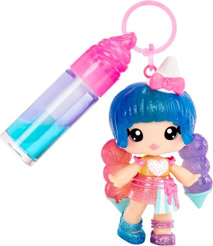Yummiland Lip Gloss Doll: Mystery Color Change - Stephie Snowcone Includes DIY Lip Gloss + Removable Keychain, Cosmetic Play, Collectible, Ages 4+ in Saudi Arabia