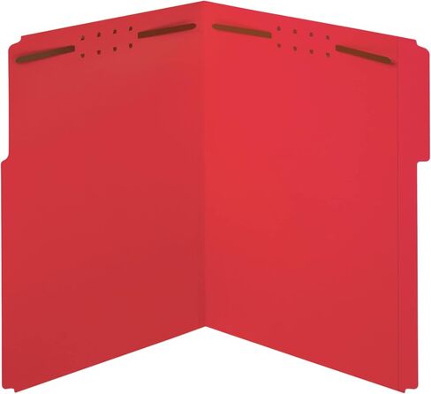 Office Depot Color Fastener File Folders, Letter Size, Red, Pack Of 50, OD22740 in Saudi Arabia