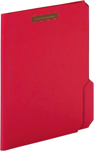 Office Depot Color Fastener File Folders, Letter Size, Red, Pack Of 50, OD22740 in Saudi Arabia