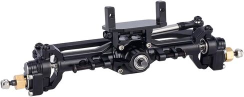 1/18 محور بوابة TRX4M ، محور بوابة الألومنيوم 109.6G CNC TRX4M ، محاور بوابة TRX4M الممتدة +10 مم مع خيارين لاعبين ، لأجزاء ترقية محور CRAWLER RC CARLER TRX4M (أسود) in Saudi Arabia