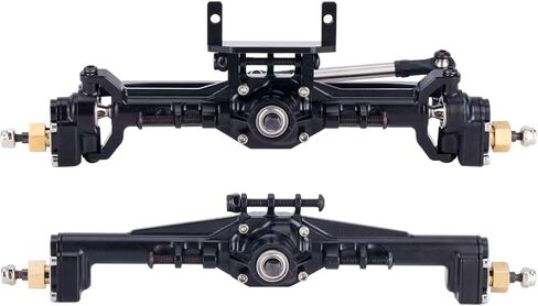 1/18 محور بوابة TRX4M ، محور بوابة الألومنيوم 109.6G CNC TRX4M ، محاور بوابة TRX4M الممتدة +10 مم مع خيارين لاعبين ، لأجزاء ترقية محور CRAWLER RC CARLER TRX4M (أسود) in Saudi Arabia