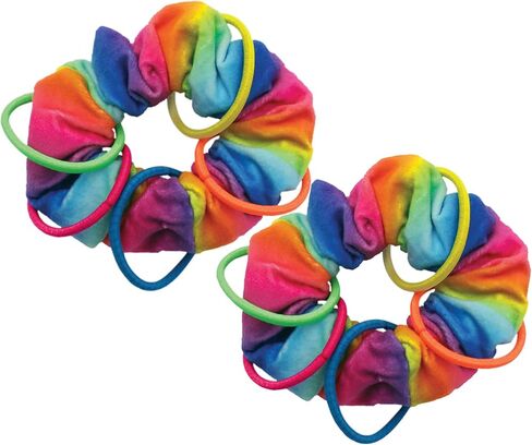 Kong Active Scrunchie Catnip Toy-حلقة مرنة فخمة مع أصوات التجعيد-المملوءة بالنعناع البري للضرب والطارد والانقضان-لعبة Cat التفاعلية لجميع السلالات (2 عبوة) in Saudi Arabia