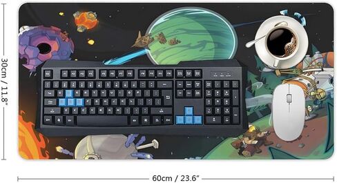 Spider Red Mouse Pad Gaming Large Extended Computer Mouse Mat Keyboard Full Desk Mousepad for Gaming, Office, Home 11.8x23.6 Inch in Saudi Arabia