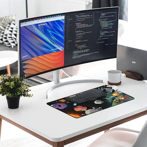 Spider Red Mouse Pad Gaming Large Extended Computer Mouse Mat Keyboard Full Desk Mousepad for Gaming, Office, Home 11.8x23.6 Inch in Saudi Arabia