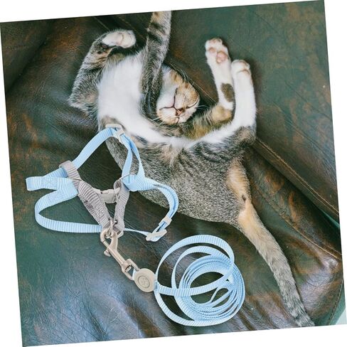 MERRYHAPY 1set Cat Harness and Leash for Kitten Small Cat Dog Walking Harness Escape Stylish in Saudi Arabia