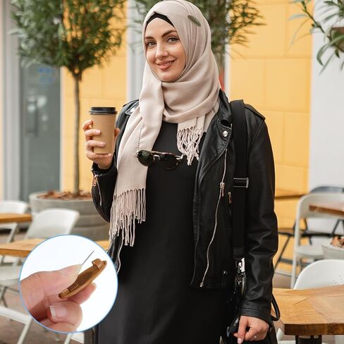 48pcs دبابيس الحجاب للنساء ، دبوس الحجاب الملون ، الحجاب البيضاوي المجوف دبوس دبوس الأوساخ المسلمين دبابيس قفل القماش حفاض الدبوس للحجاب ، وشاح ، وأوشحة الملابس in Kuwait