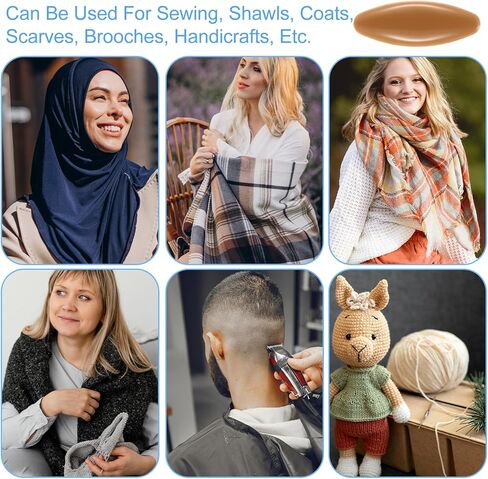 48pcs دبابيس الحجاب للنساء ، دبوس الحجاب الملون ، الحجاب البيضاوي المجوف دبوس دبوس الأوساخ المسلمين دبابيس قفل القماش حفاض الدبوس للحجاب ، وشاح ، وأوشحة الملابس in Kuwait