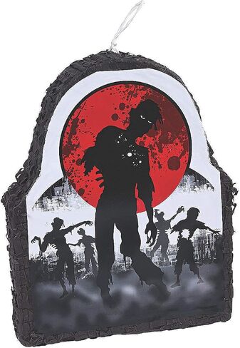 Zombie Pinata with Hanger - Halloween Party Supplies and Zombies Birthday Games in Saudi Arabia
