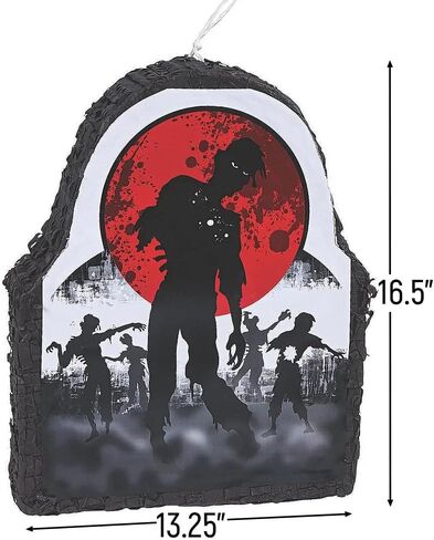 Zombie Pinata with Hanger - Halloween Party Supplies and Zombies Birthday Games in Saudi Arabia