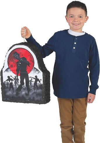 Zombie Pinata with Hanger - Halloween Party Supplies and Zombies Birthday Games in Saudi Arabia