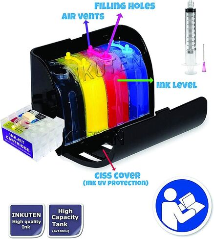 Sublimation Printer 15x15in 8in1 Pro Heat Press 30oz Tumbler CISS Blank Materials Combo Kit in Saudi Arabia