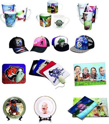 Sublimation Printer 15x15in 8in1 Pro Heat Press 30oz Tumbler CISS Blank Materials Combo Kit in Saudi Arabia