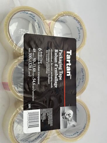 Tartan Mailing Packaging Tape, 1.88-Inch x 54.6-Yard, 6-Pack (3690-6) by 3M Office Products in Saudi Arabia