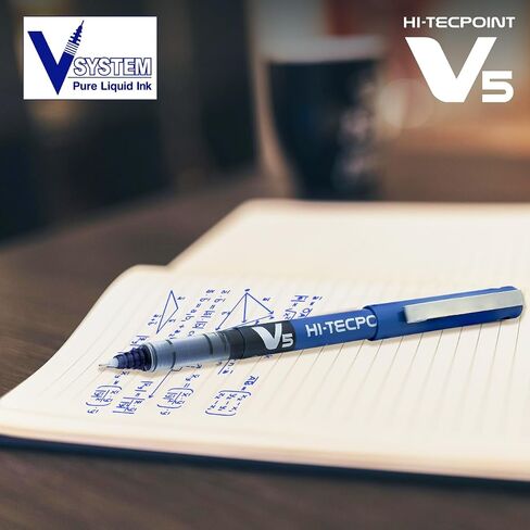 Pilot Hi-Tecpoint V5 Pen, Blue (Pack of 12) in Saudi Arabia