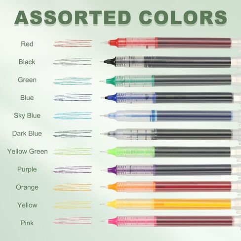 PATIKIL 6Pcs Colored Gel Ink Pens, 0.5mm Extra Fine Point Smooth Writing Japanese Quick Drying Liquid Ink Rollerball Pens for Office Stationery Classroom Teachers, Pink in Saudi Arabia