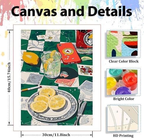 2 عبوة الطلاء حسب عدد البالغين ، طلاء البوكر بواسطة أرقام أرقام للمبتدئين للبالغين ، حرف DIY الطلاء الأكريلي in Kuwait