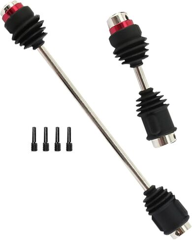 Centor Drive Shaft Upgrades Part for 1/10 E-Maxx,Front Rear #45 Steel Centor Driveshafts CVD Hop-up,Replace #5151R,2-Pack,Black (More Powerful) in Saudi Arabia